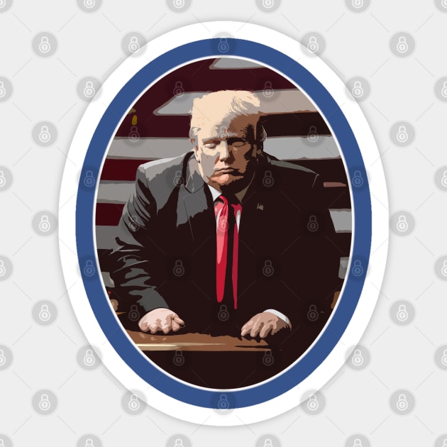 Trump - Revenge 2024 Sticker by Seungminstraykidz